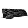 İnca Tastiera INCA IWS-549U Wireless Set incl. mouse, nero, QWERTY