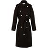 Morgan 242-gtrench1 Trench, Nero, 40 Donna