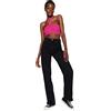 TRENDYOL Jeans da Donna a Vita Alta, Pantaloni a Gamba Larga, Nero, 40