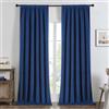 Joydeco Tende per Interni 100% Oscuranti Velluto Blu Zaffiro 330g/㎡ 2 Pezzi L 132 x A 245 cm Nastro Tenda Termica Isolante Freddo e Caldo Soggiorno Camera da Letto Curtains
