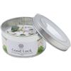 TENET - Candela Profumata Artigianale con Pietre Dure, 70g, Stoppino in Cotone, Durata 10-12 Ore, Prodotta in India (PATCHOULI - AVVENTURINA VERDE - BUONA FORTUNA)