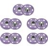 QUARKZMAN 5 Set Bottoni Automatici a Pressione 21mm Bottoni a Pressione da Cucire Metallo Accessori per Chiusura Borse Vestiti Jeans Cucito Artigianale, Viola Chiaro