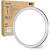 slochi Plafoniera LED Soffitto, 3000K/4000K/6500K Impermeabile Lampada da Soffitto, 24W 2800LM Plafoniera Bagno per camera da letto, Cucina, Soggiorno, Balcone, Ø30cm