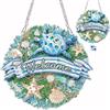 Fokenzary Kit per Arte con Diamanti per Adulti 5D Pittura con Diamanti Ornamenti da Appendere Tartaruga Marina di Benvenuto Fai da Te Speciale Pittura con Diamanti e Pietre Preziose(24 * 24cm*1pz)