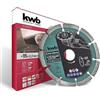 kwb Piastra di taglio a diamante Green-line 798140 (laser saldato, segmentato, 115 x 22 mm) A. A. per Einhell TC-AG 115