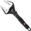 Sharp-tec Chiave inglese regolabile da 300 mm (300 mm), apertura grande con ganascia larga 60 mm, acciaio al cromo vanadio, finitura in ossido nero, strumento idraulico resistente e fai da te con