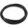 VictorsHome Tubo in silicone, diametro interno 2 mm x diametro esterno 4 mm, lunghezza 1 m, tubo flessibile in gomma per pompa acqua, aria, olio, nero