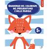 Pulce Quaderno del colorare, del pregrafismo e delle parole. Ediz. a colori