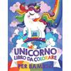 On The Hop Books Ltd Unicorno Libro da Colorare per Bambini: libri bambini 4-8 Anni