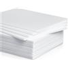 AZKEEGREY 16 fogli di schiuma A3, in polistirolo bianco, 42 x 29,7 cm, in schiuma leggera da 5 mm, per modellazione, montaggio, progetti artistici