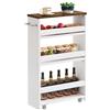 IBUYKE Carrello Portaoggetti, Carrello da cucina su ruote WST005W