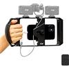 Kiwifotos Smartphone Video Rig con Telecomando Wireless + Cinturino da Polso, Stabilizzatore Telefono per iPhone 13 12 Pro Max Andorid, Impugnatura Cage Video per Vlogging Filmmaking YouTube Tiktok Videomaker