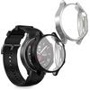 kwmobile Set 2x Custodia Smartwatch Compatibile con OnePlus Watch 2 / OPPO Watch X Cover - Case Silicone Protezione Orologio Fitness nero/argento