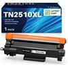INK4U TN2510XL Toner, Alta Capacità, Chip Recente, Compatibili per Brother TN2510 TN2510XL Compatibili per HLL2865DW, MFCL2960DW, MFCL2980DW, HL-L2400DWE, MFC-L2800DW, MFC-L2827DWXL, DCP-L2665DW(Nero)