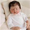 Hengluck Bambole Neonato Rinato Realistiche da 19 Pollici Bambole Neonato Ragazzo Bambole Neonato Realistiche Bambola Neonato Rinato Ragazzo Corpo Morbido Occhi Chiusi Neonato Vita Reale