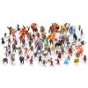 iPEAU DND Miniatures Bulk Tribù Selvaggia Dungeons and Dragons Starter Set 2D Figurine D & D 5E Terrain Minis Kit Pathfinder Map Flat Figure TTRPG Adventures Accessori da tavolo RPG Forniture DM Giocatori