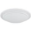 Eglo La plafoniera Planet 1, lampada da parete a uno punto luce, plafoniera in acciaio, bianco, bianco satinato, E27
