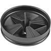 InSinkErator Black Evolution Series - Deflettore per lavello, antimicrobico, silenzioso, QCB