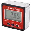 Spacnana Digital Level Box Misuratore Angolare Inclinometro Goniometro Magnetico Portatile Accurato per Macchine Edili per la Lavorazione del Legno