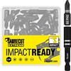 SabreCut 41 punte per cacciavite a percussione SabreCut SCPA25_41PH 25 mm PH2 Set Single Ended Phillips No.2 per impieghi gravosi con supporto per punte e scatola di immagazzinaggio