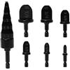 Sxutop 7 Pezzi Espansore per Tubi in Rame Strumento di Riparazione HVAC 5 In 1 Expander Swaging Strumento Tubo Expander con Gambo Esagonale Espansore per Riparazione HVAC Condizionatore D'aria