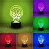 BIRBANN Lampada Gaming, 7 Colori Gaming Nachtlicht 3D A Tocco Variabile, Accessori Camera Da Letto Ragazzo, Regalo Natale E Compleanno Per Ragazzi E Ragazze