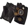 GRACEART Guanti Steampunk Guanti Senza Dita da Uomo Gotici (teschio di uccello)