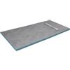 AURLANE Ricevitore doccia a quadretti, 90 x 140 cm, con guarnizione a canalina