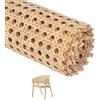 Mujiluxe Cane Webbing - Rotolo di Rattan Aperto Intrecciato, per progetti di caning, Decorazione per la casa, 40 x 100 cm