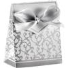 Ingrosso e Risparmio Bomboniere Anniversario 20 pz Scatoline Portaconfetti bustina Decoro Color Argento Fiocco Incluso Nozze Argento 25 Anni Segnaposto Confettata Traguardo Sposi Fai da Te Matrimonio