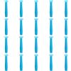 Goktvai 20pz Strumenti per l'Inserimento Lenti a Contatto Rigide, Strumenti Rimozione e l'Applicazione Ventose a Contatto Silicone per Lenti RGP e Sclerali (Blu)