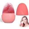 DWFEYOI Ice Face Roller, riutilizzabile Eye Ice Massage Bellezza del viso Cura della pelle Impacco di ghiaccio Restringe i pori, antirughe, riduce il gonfiore, migliora l'elasticità (rosa)
