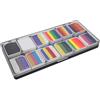 FILFEEL Professionale Face Body Paint Pigment 12 colori a base d'acqua Body Art Face Paint Kit Halloween Party Cosplay Fancy Makeup Palette Set con 2 pennelli