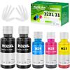 FANSHENG 31 32XL Inchiostro Compatibile con HP 31 32 XL per Smart Tank 5105 5108 7305 7605 7005 7006 7008 7306 5106 per Smart Tank plus 570 580 585 670 530 555 655 Stampante (5 Pack)