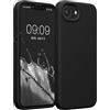 kwmobile Custodia Compatibile con Apple iPhone 17e / iPhone 16e Cover - Back Case per Smartphone in Silicone TPU - Protezione Gommata - Nero