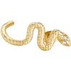 Brosway Orecchino Singolo Donna, Orecchino a Lobo in Acciaio e Cristalli con Simbolo Serpente | Collezione CHAKRA - BHKE191
