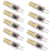 Marhynchus Lampadina LED G4, 2W 180LM 2835 Chip 360 Gradi, Materiale PC, 220 V, Senza Sfarfallio, Senza con Ampio Irraggiamento, per Ufficio Domestico (Luce calda)