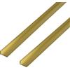 Alberts 497569 - Profilo angolare in ottone, 1000 x 20 x 15 mm, set da 2