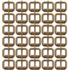 BIKICOCO - 2 cm Fibbie a Rullo per Borse, colletti e borsette, Bronzo - 30 Pezzi