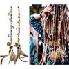 Nutty Natte 2 extension per capelli, stile hippie, dreadlocks, con piume, ciondoli a forma di piuma, per avvolgere i capelli e avvolgere i capelli, accessori colorati per dread, trecce, riccioli
