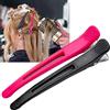 TRLREQ Salon Professional Hair Clips 12 Pack Styling Sectioning Silicone Band, Non-Slip No-Trace Thick Thin Hair