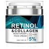 BoloShine Crema Viso al Retinolo Avanzata, Crema Idratante al Collagene con Acido Laluronico al 5%, Idratante Notte, Anti Rughe, Riduce Linee Sottili per Tutti i Tipi di Pelle, 50ml