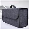 kkjoy Grande scomparto antiscivolo Organizzatore di stoccaggio per bagagliaio Strumento Borsa di stoccaggio per auto Organizzatore per bagagliaio per auto Accessori per scatole di immagazzinaggio in feltro