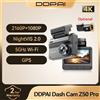 ddpai Dash Cam DDPAI Z50 Pro 4K, DVR per Auto con Visione Notturna, Wi-Fi 5GHz, GPS, ADAS, Modalità Parcheggio 24h, Telecamera Anteriore e Posteriore