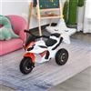 HOMCOM Girante HOMCOM, scivolo, moto, 18-36 mesi, musica/luce, fino a 20 kg, bianco/rosso