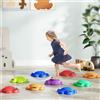 AIYAPLAY pietre di bilanciamento pietre per bambini 9 pezzi Pietre di equilibrio impilabili antiscivolo Pietre miliari per bambini