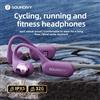 千声 Auricolari Bluetooth a conduzione ossea RS2 Memoria da 32 GB IPX6 Vita quotidiana Auricolari sportivi da corsa per ciclismo SOUNDITY