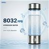 XMSJ Bottiglia Generatrice di Acqua Idrogenata Portatile Ricaricabile Ionizzatore Alcalino Elettrico per Acqua Ricca di Idrogeno per la Salute