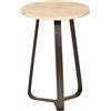 PTMD Collection Tavolo da Caffè in Marmo Travertino H56 cm