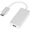 chenyang CY, Cavo adattatore USB-C 3.1 da tipo C a Mini DisplayPort DP, 1080p HDTV con custodia in alluminio dorata, per laptop da 12